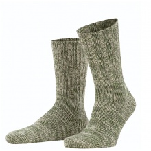 Falke Day Sock Brooklyn Crew (Boot Sock, Chunky Knit Look) Thyme Green Men - 1 Pair